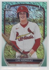 2023 Bowman Chrome Prospects Aqua Shimmer Refractor 104/125 Luis Rodriguez 2g6