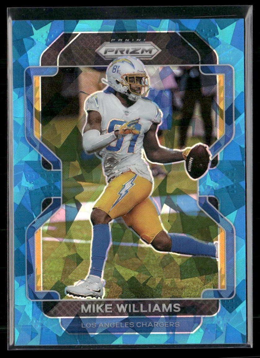 2021 Panini Prizm #167 Mike Williams Blue Ice #/99