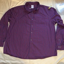 Brooks Brothers 1818 Button Down Shirt Mens XL Gingham Long Sleeve