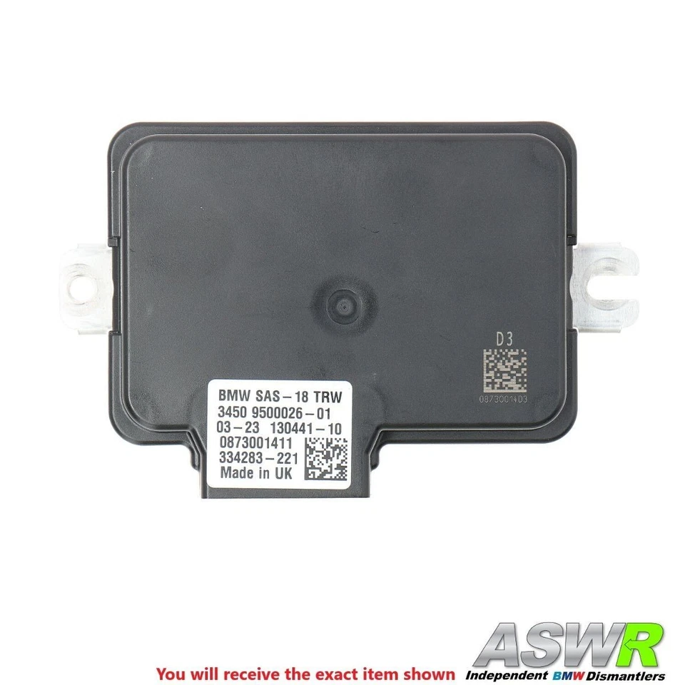BMW SAS Control Module Unit G42 G20 G22 G30 G32 G11 G14 G01 G05 34509500026 - Image 2 of 4