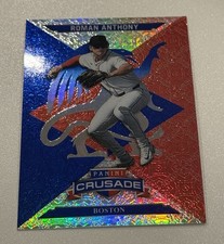 2025 Panini Crusade Roman Anthony RC Crusade Silver Holo Insert #95 Red Sox