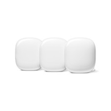 Google Nest WiFi Pro 6E Reliable Home Wi-Fi System Mesh Router 3 Pack Very Good