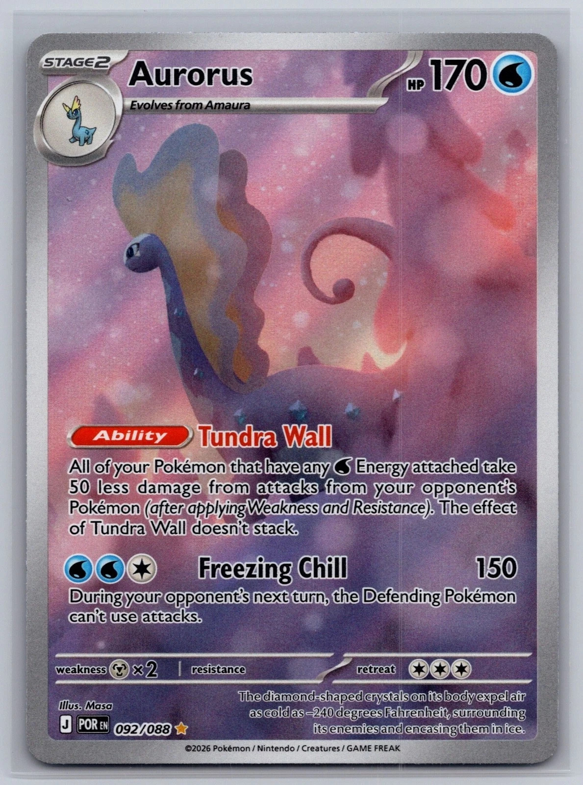 Aurorus 092/088 Me03: Perfect Order Holo