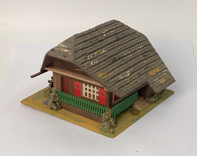 Faller Composition Putz Germany 283 Alpine Farmhouse Wooden 4-3/4'' x 4-1/2 x 3''