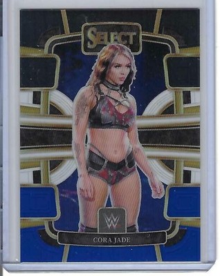 2024 Panini Select WWE Concourse Black & Blue Prizm 127/399 Cora Jade #67