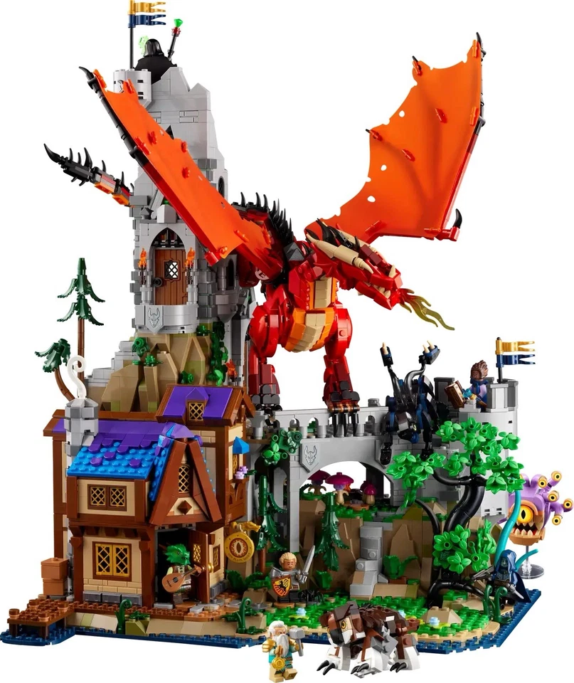 LEGO Ideas 21348 Dungeons & Dragons: Die Sage vom Roten Drachen NEU ohne Figuren - Bild 2 von 3