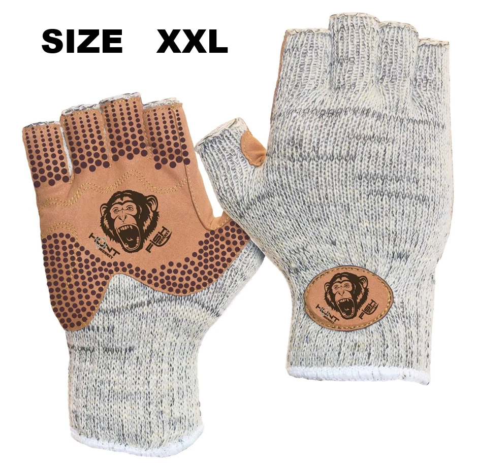 Fish Monkey Size XXL Wooly Half Finger Knit Wool Fishing Gloves FM30 2XL
Opens in a new window or ta