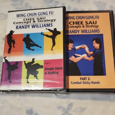 Wing Chun Chee Sau Concepts & Strategy DVD Parts 1&2 Randy Williams Beckett