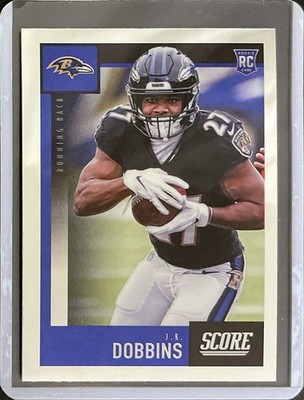JK Dobbins Rookie - 2020 Panini Score Football - Chrome #446