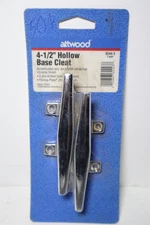 Attwood 4-1/2" Hollow Base Cleat Boat or Dock Hardware Tie Off 6244-3 Pair New