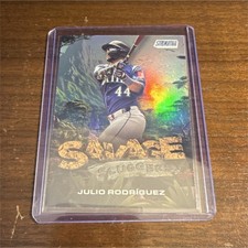 Topps 2025 Stadium Club Savage Sluggers Julio Rodríguez SS-1 Insert