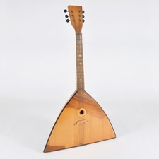 2002 Ukrainian 6 String Balalaika Chernihiv Prima Wooden Folk Instrument