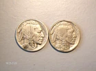 1936 & 1937 Indian Head Buffalo Nickels, circulated  J5