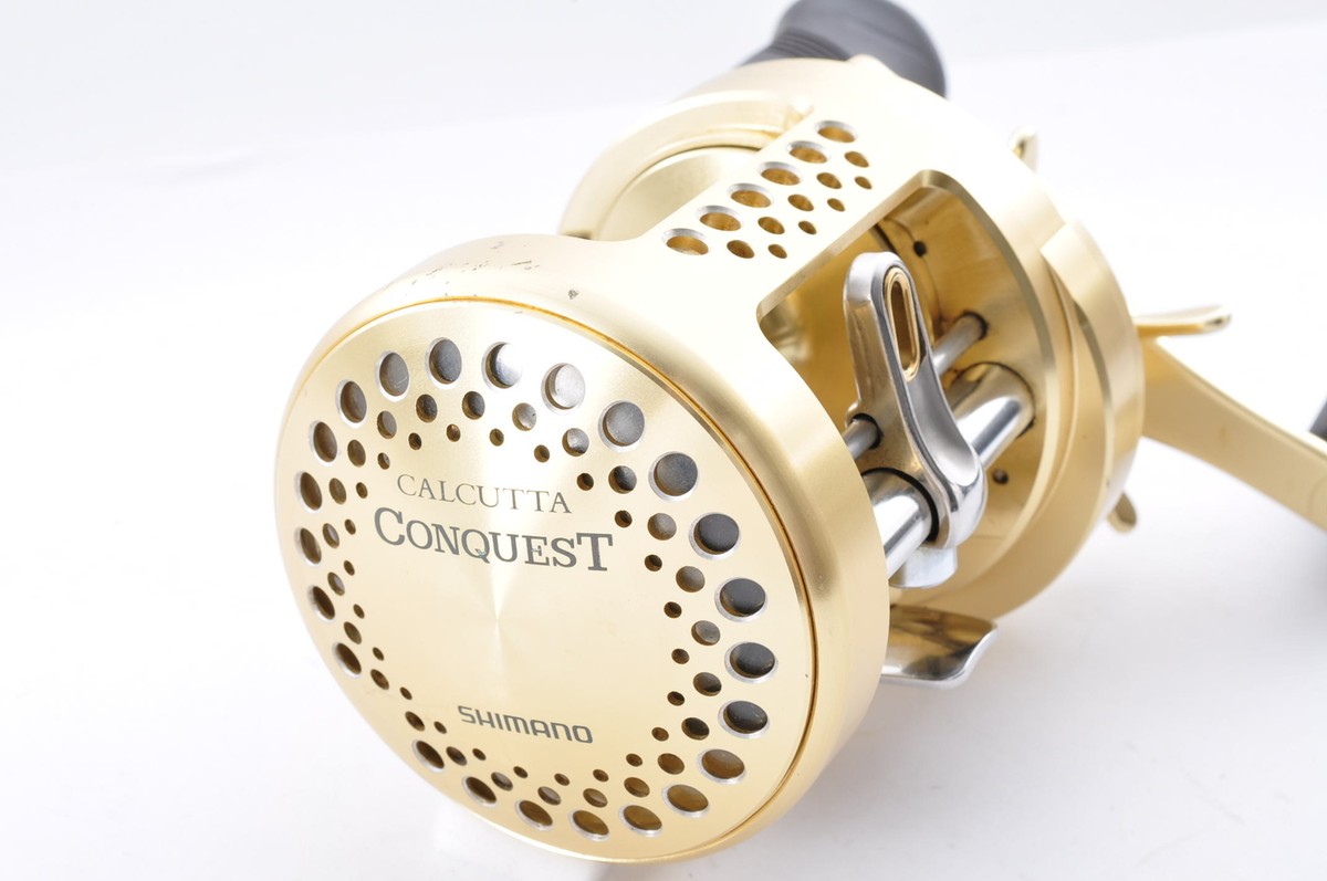 Shimano 03 CALCUTTA CONQUEST 401 Left Baitcasting Reel Rare