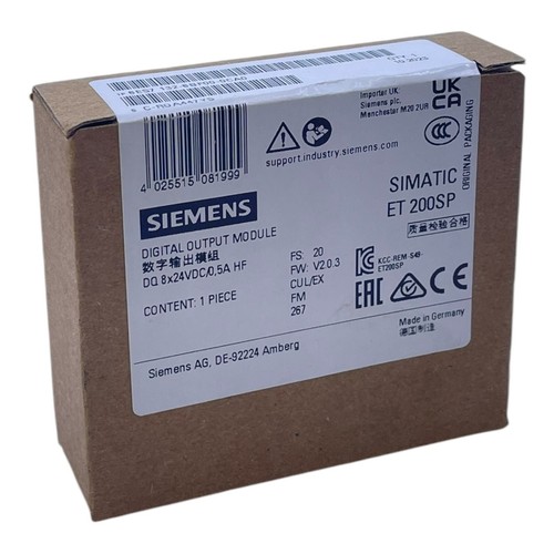 Siemens 6ES7132-6BF00-0CA0 Output Module Digital for Den Industrialist Insert