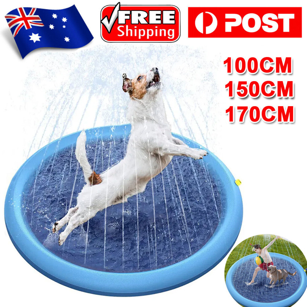 170CM Sprinkler Play Mat Water Toy Dog Pool Beach Splash Pad Game