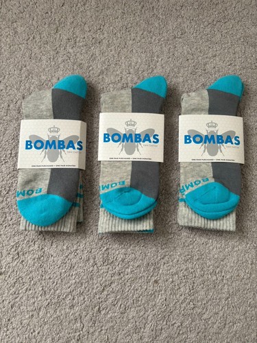 3 Paar Bombas Wadensocken Größe L - Bild 1 von 3