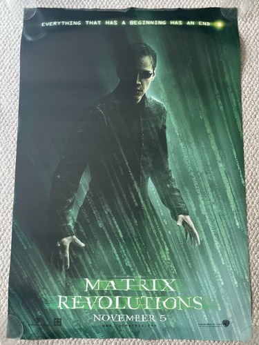Matrix Revolutions 27" x 40" Original 2003 DOPPELSEITIGE Filmplakate 4er Set - Bild 10 von 20