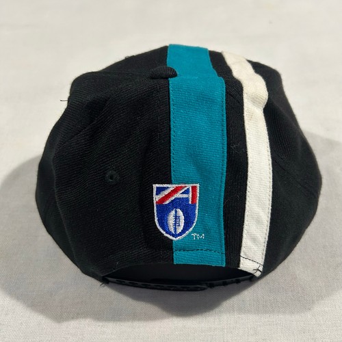 Port Power AFL 1990s Retro Adjustable Snapback Cap Port Adelaide - Bild 4 von 5