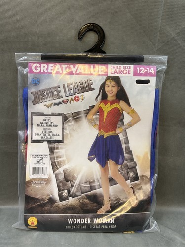 Wonder Woman Justice League Kids Halloween Costume DC Comics Superhero (12-14/L) - 第 6/7 張圖片