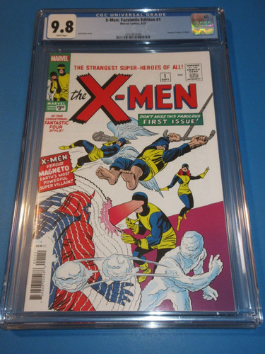 X-men #1 Facsimile Reprint 1st Appearance Key CGC 9.8 NM/M Gorgeous Gem Wow