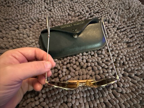 Vintage Pilot Sun Glasses "Flying Sun" Contract No. 36771897 - Picture 9 of 13