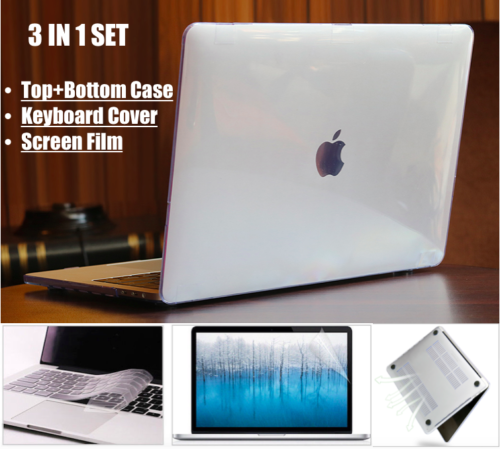 3-IN-1 SET MacBook Air 13.6 Inch Case M4 2025 M3 M2 Air 13 Inch A2337 M1 Shell - Picture 12 of 100