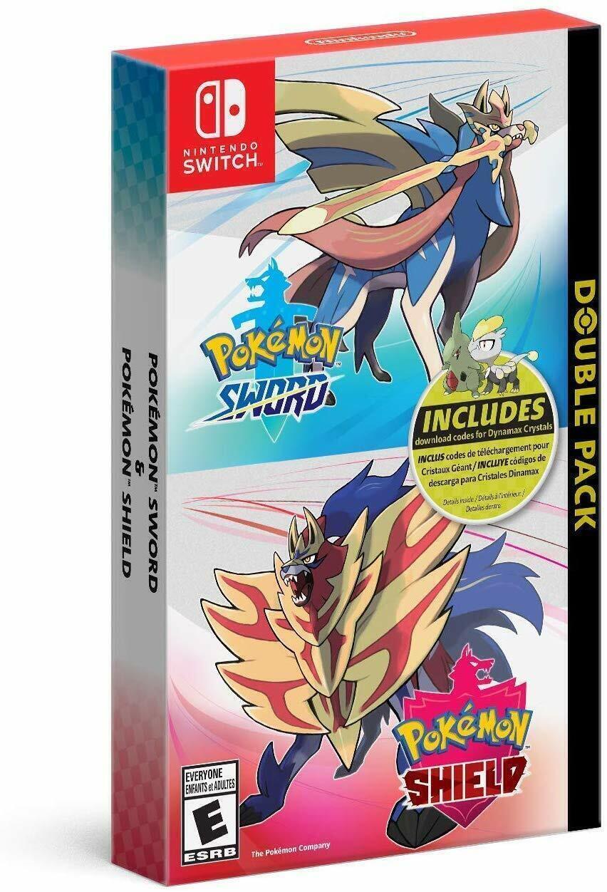 Pokémon Sword & Pokémon Shield Double Pack -- Standard Edition (Nintendo  Switch, 2019) for sale online