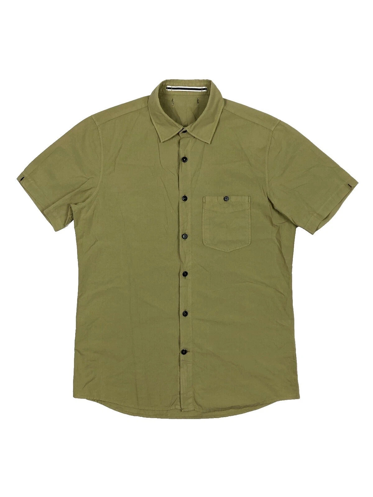 Camisas para hombre informales de algodón Stone Island con botones