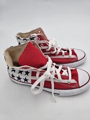 NEW Converse Chuck Taylor All Star High Top USA Flag Print Men's