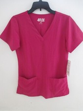 Ladies scrub top by 4Flex size XS 