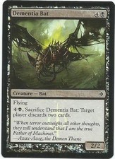 1x Foil - Dementia Bat - Magic the Gathering MTG New Phyrexia