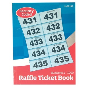 book of raffle tickets