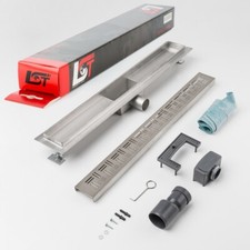 Shower Drain Line Slot 600 X 70 Mm Height Adjustable Floor Drain Shower Grate