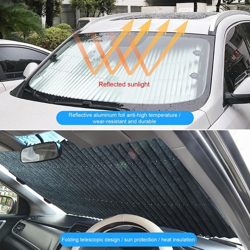 Windshield Sun Shade | Retractable Windshield Sun Shade For Car Sun Visor - Picture 9 of 11