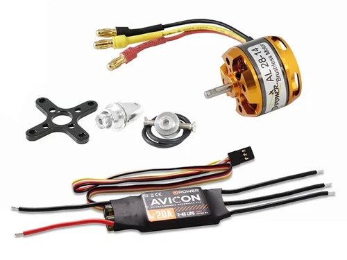 D-Power AL28-14 Set mit Regler AVICON 20A