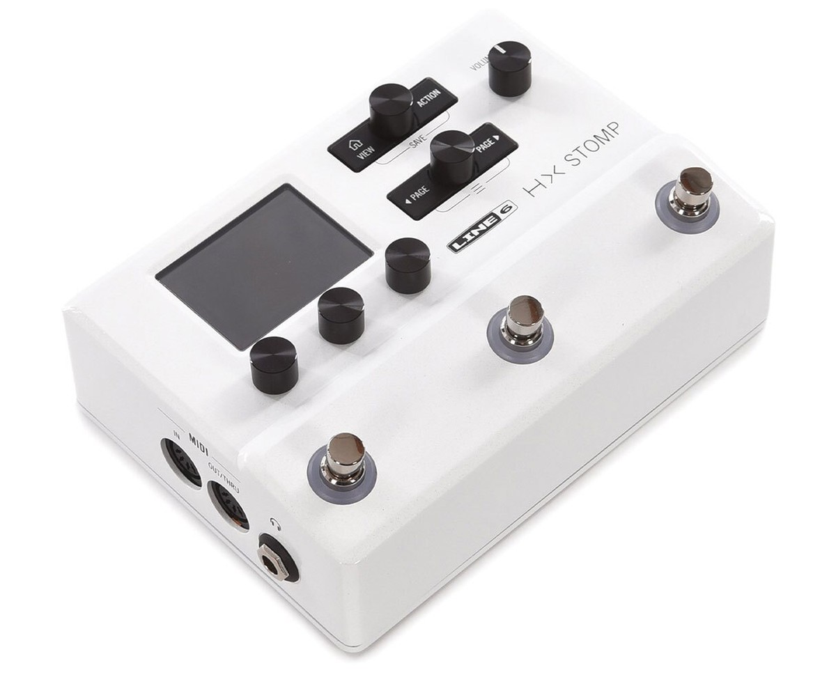 Line 6 HX Stomp Limited Edition Guitar Processor - White for Line 6 HX Stomp Limited Edition Guitar Processor - White for
