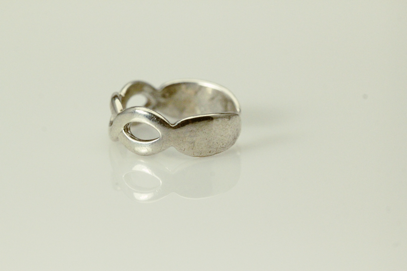 Infinity Design Adjustable Size 925 Sterling Silv… - image 3