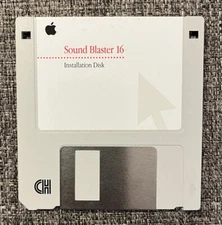 Creative Technology 1994 Sound Blaster 16 Installation Disk Apple Floppy Disk