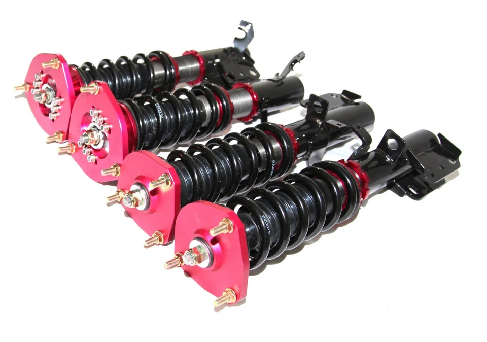 Kit de suspensión de bobinas rojas para 88-99 Toyota Corolla E90 E100 E110 AE92 AE111 Foto 3 de 4