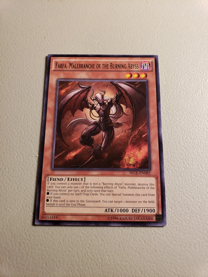 Farfa, Malebranche of the Burning Abyss - SECE-EN082 - Rare 1st/Unl Edition NM - Image 2 of 2