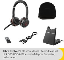 Jabra Evolve 75 Stereo Headset MS / UC mit / ...