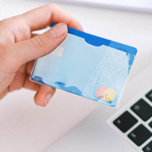 20 Pcs Protective Case Student Credit Card Cover Clear Holder Sticker - Afbeelding 12 van 12