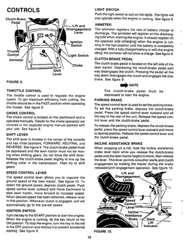 Operator Maint Manual Montgomery Ward 12HP 38" Lawn Mower TMO-33905A to 33927A - Picture 6 of 20