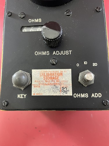 MIL-SPEC 1963225 OHMMETER 6625-00-792-3677 - Imagen 2 de 8
