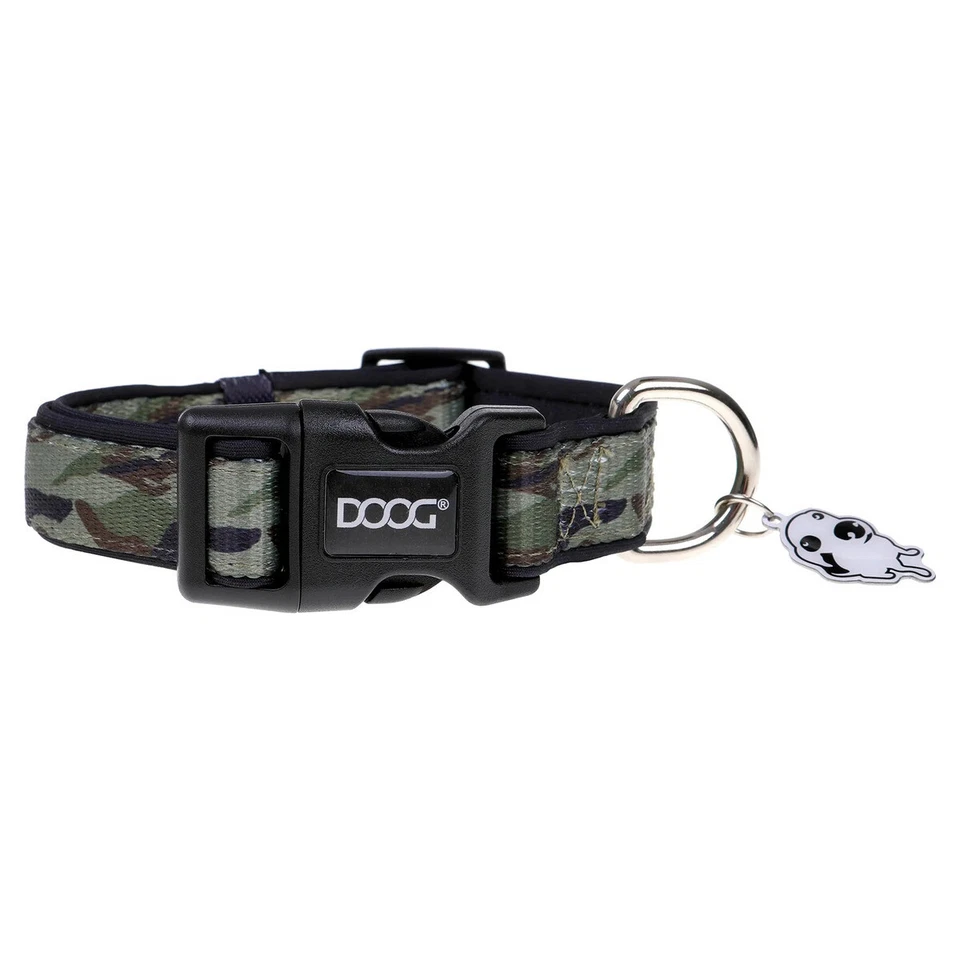 DOOG Halsband Bruiser grün/camouflage für Hunde, wasserfest & maschinenwaschbar