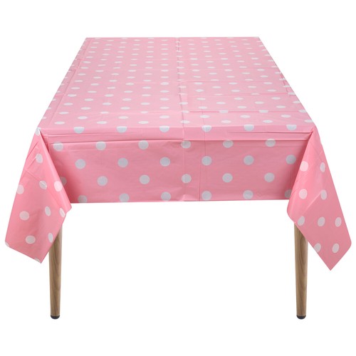 Plastic Table Cover Cloth Wipe Clean Party Tablecovers Cloths Round or Rectangle - Picture 13 of 139