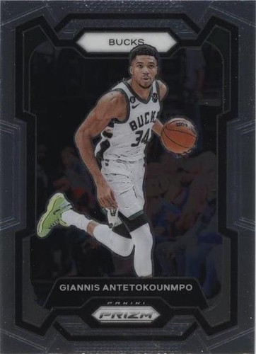 Giannis Antetokounmpo 2023-24 Optic Silver Holo Prizm Winner Stays