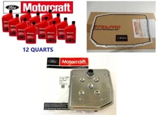 12x MOTORCRAFT MERCON LV FILTER  OIL PAN GASKET FOR 6R80 TRANSMISSION FORD
