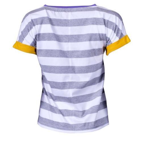 T-shirt a righe Rupert & Buckley manica a S Barrow taglie 6-14 nuova con etichette prezzo disponibile £26,94 multi - Foto 3 di 7